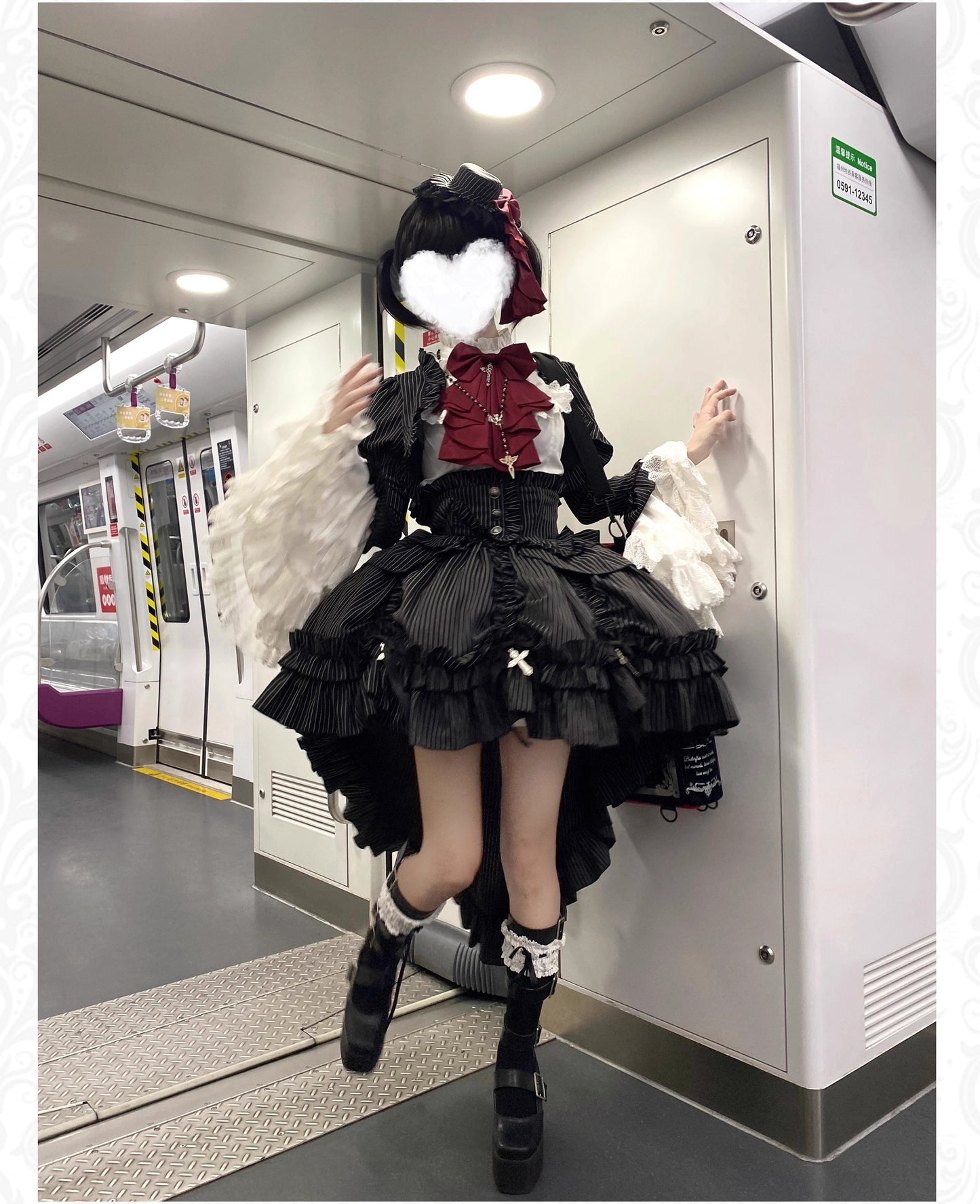 【受注予約~11/20】十字夜曲 スカート【IS ME洋装】