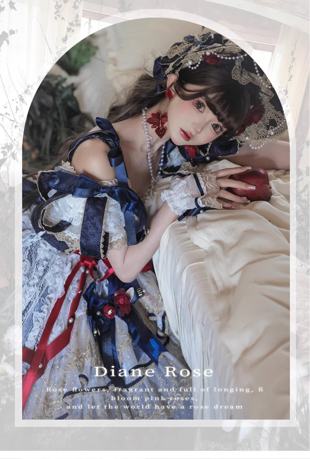 【受注予約~11/20】Diane Rose ワンピース【咩耶】