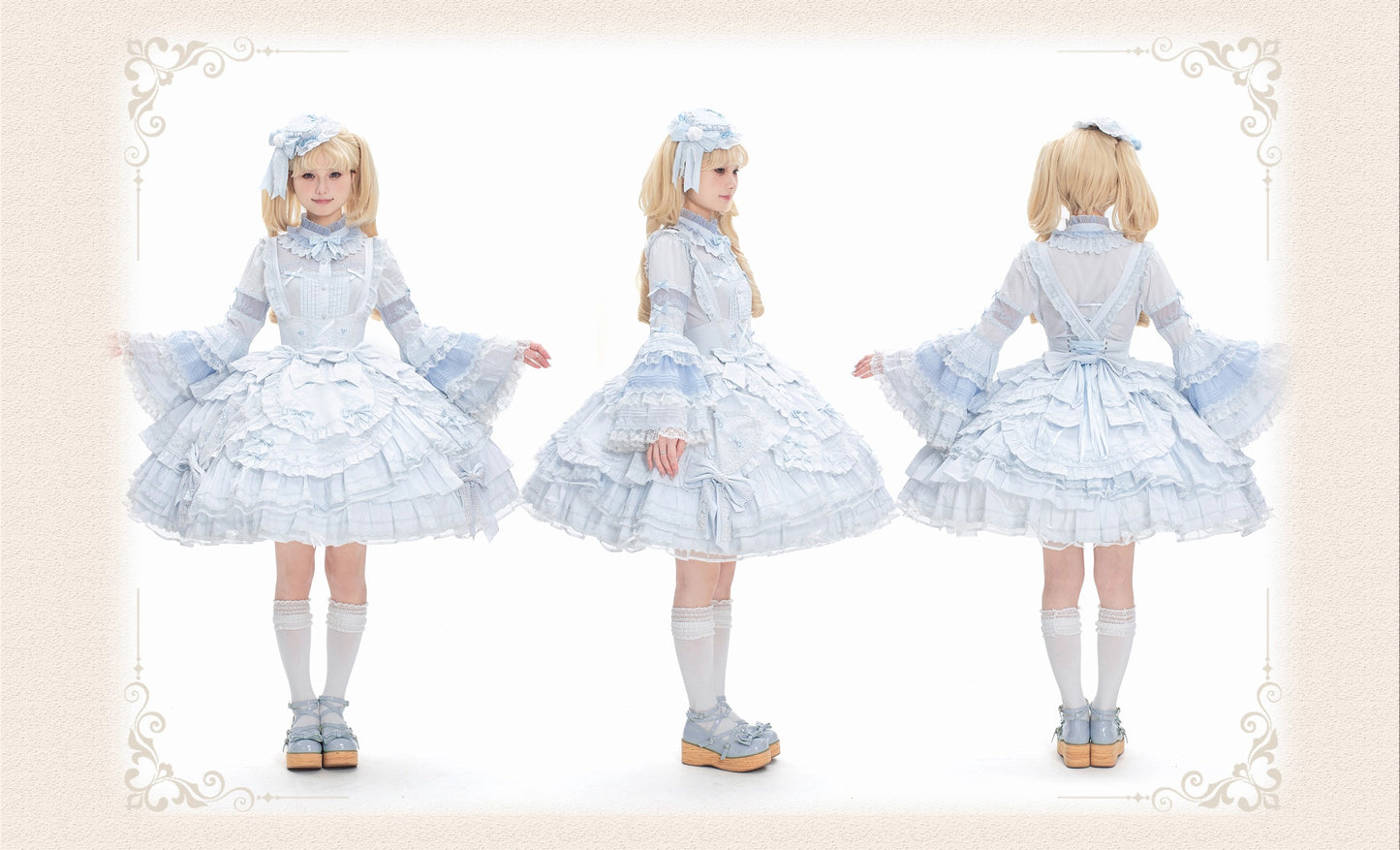 [Vorbestellungen bis 13. Oktober möglich] Hybrid Moonlight Doll 2.0 Jumper Skirt [Lost Aqua]