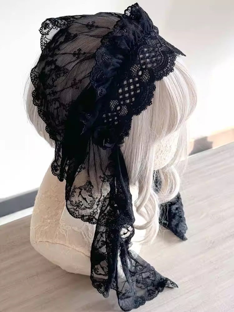 サイドロングヴェールヘッドドレス【妹抖手作工作屋】