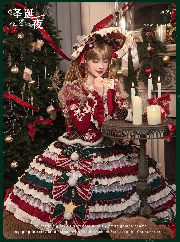 【受注予約~10/28】Christmas Eve ワンピース・ジャンパースカート【花与珍珠匣】