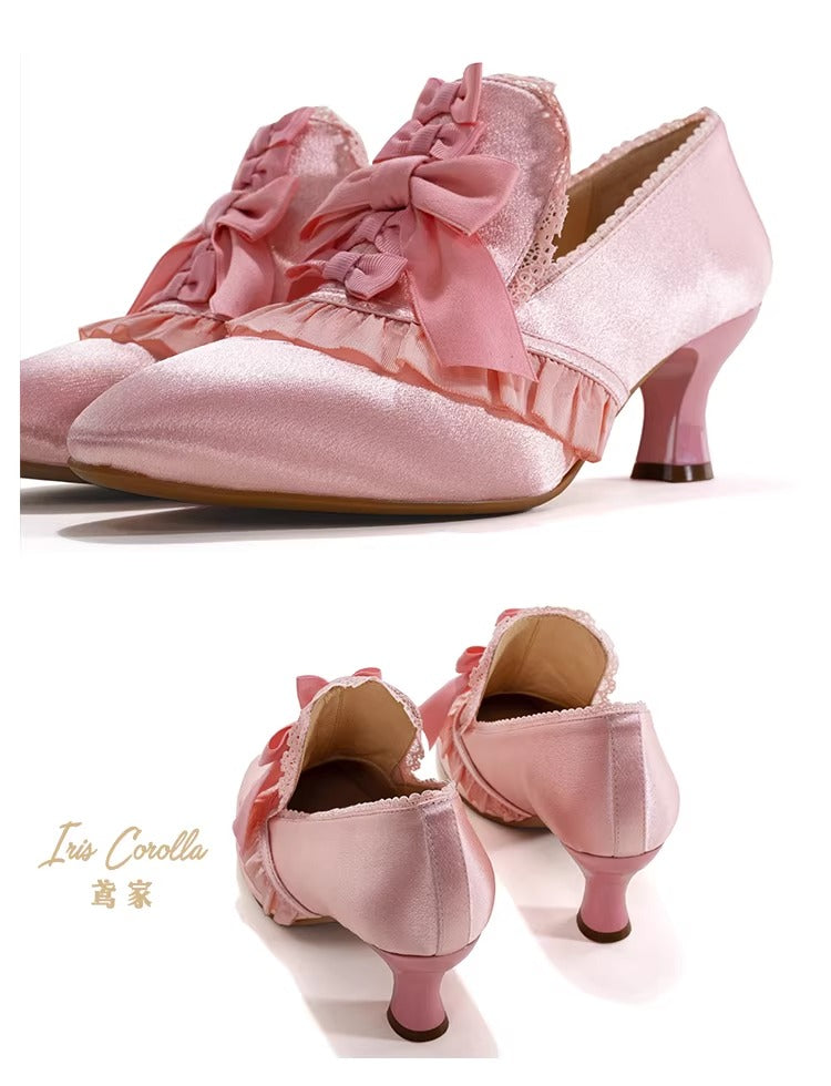 Marie Antoinette リボンヒールシューズ【Iris Corolla】 – Epetice