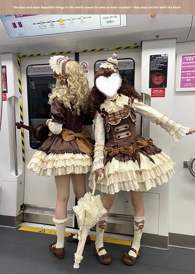 [Pre-orders until October 9th] Hazelnut Cocoa Dress/Jumper Skirt [Doujingo]