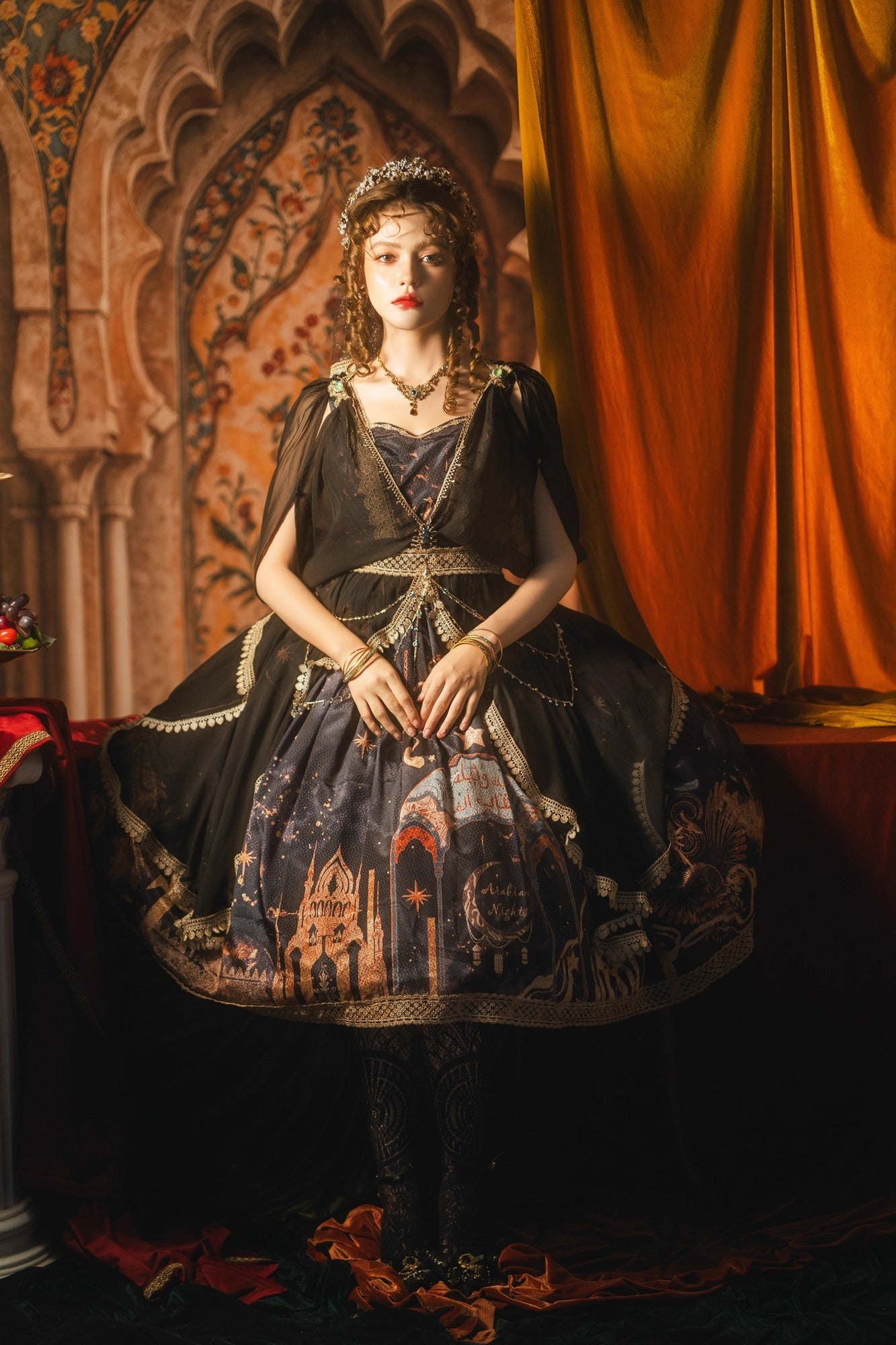 【受注予約~12/11】Stars ジャンパースカート【FaeriesDaffodil】