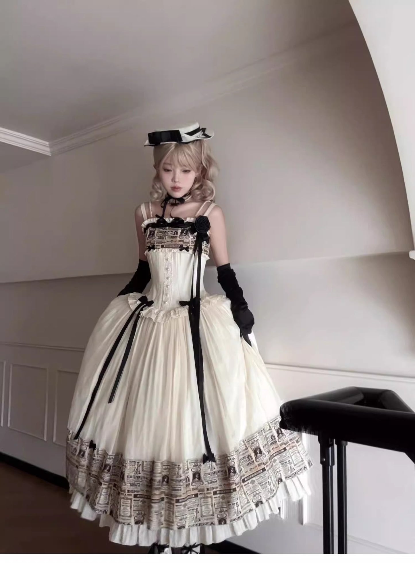 Letters from London ジャンパースカート【小欣】