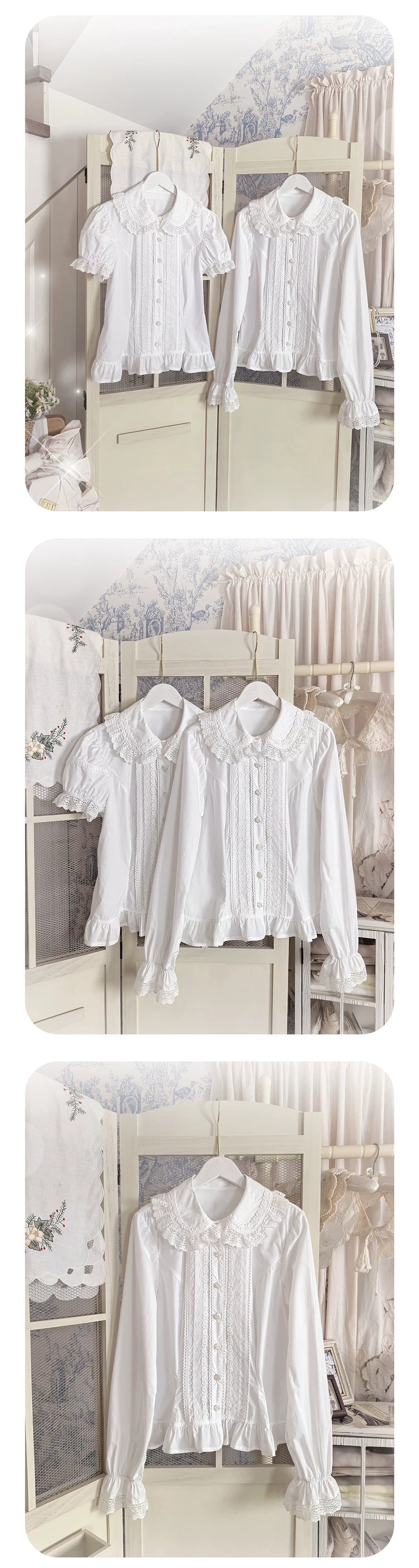 【受注予約~10/13】Pearl Doll ブラウス【Sheep Puff】