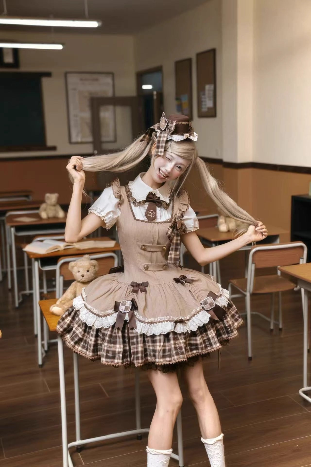 【受注予約~11/27】Cookie Detective ジャンパースカート【MQ】