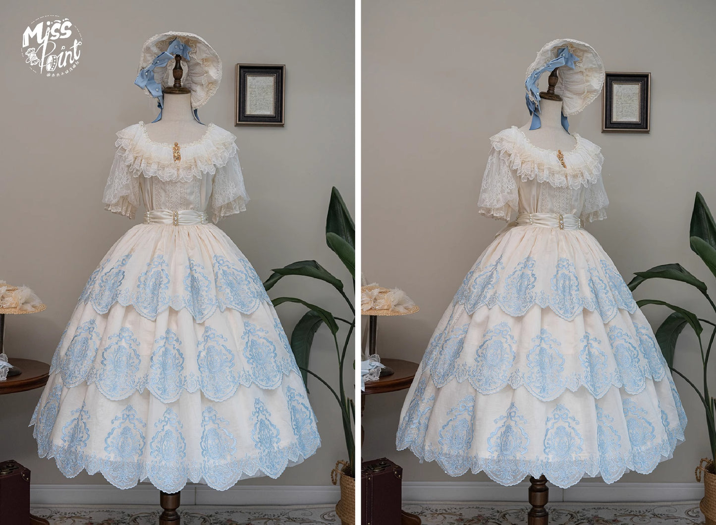 【受注予約~9/25】Point Gardens スカート【Miss Point】