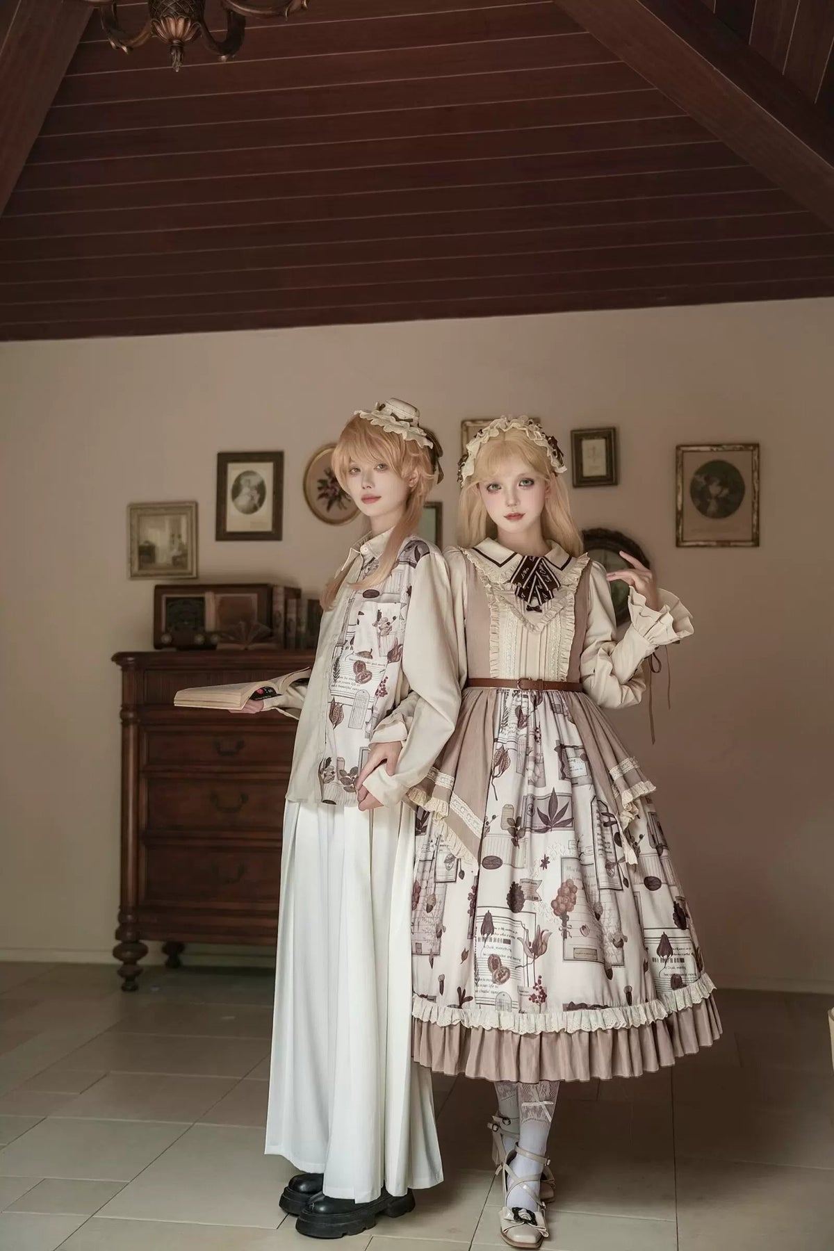 【受注予約~11/15】Seed Catalogue ワンピース・ジャンパースカート・ブラウス・フルセット【LiYou】