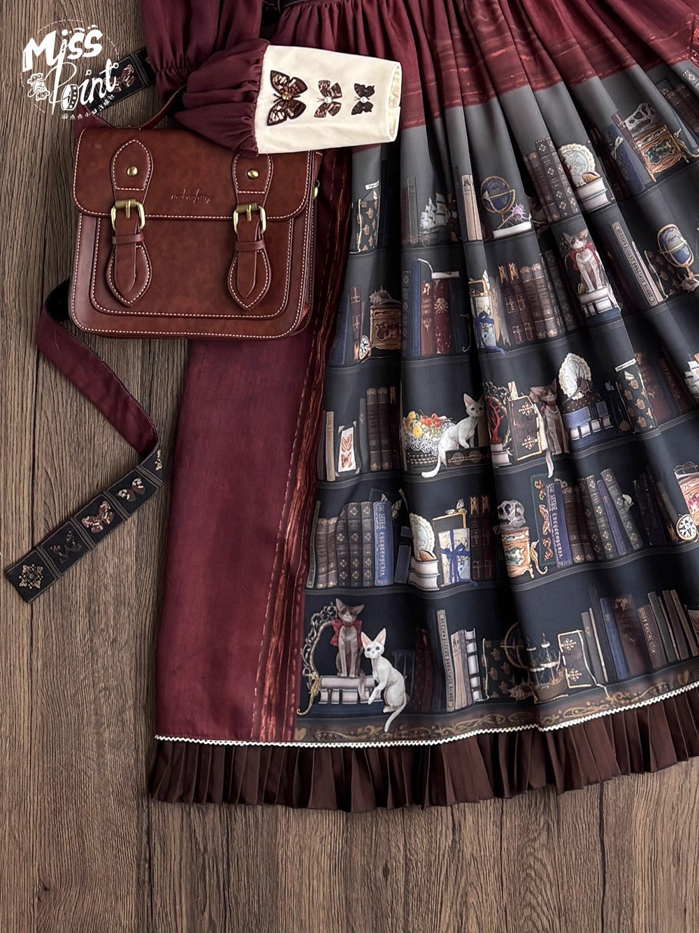 【受注予約~11/6】German Bookshelf ワンピース【Miss Point】