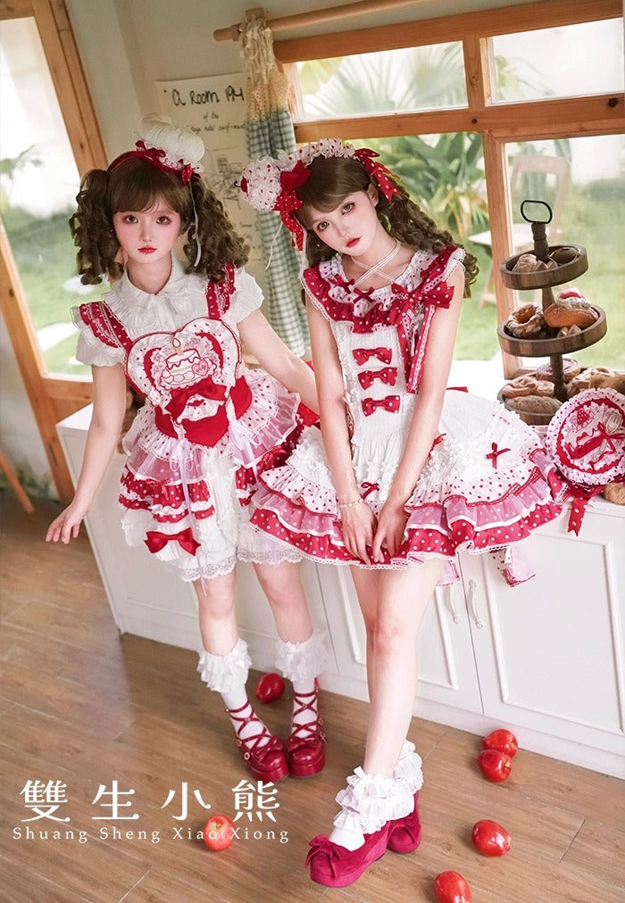 【受注予約~9/25】Eat Cake アクセサリー【双生小熊】