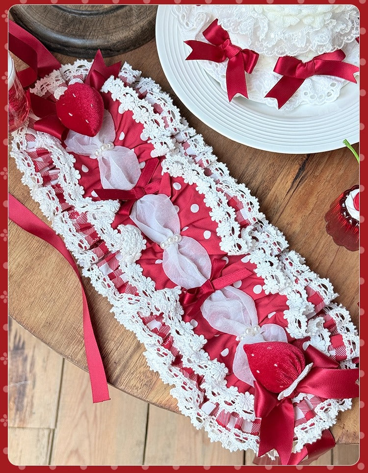 【受注予約~11/18】Strawberry Cake Illustration アクセサリー【花与珍珠匣】