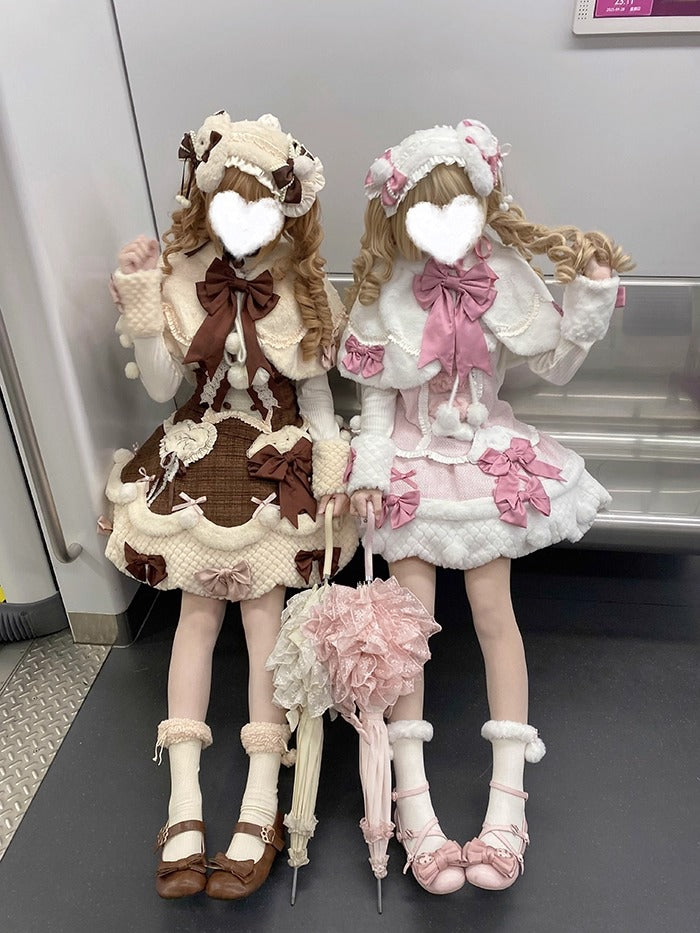 【受注予約~10/23】Frosted Sugar Rabbit ケープ【双生小熊】