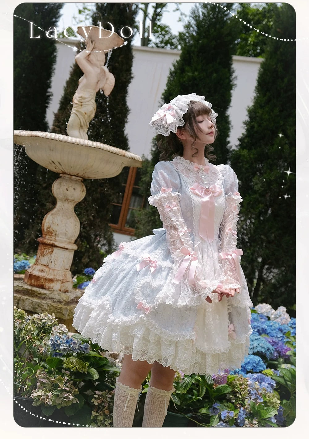 【受注予約~7/2】Lacy Doll ワンピース【MQ】