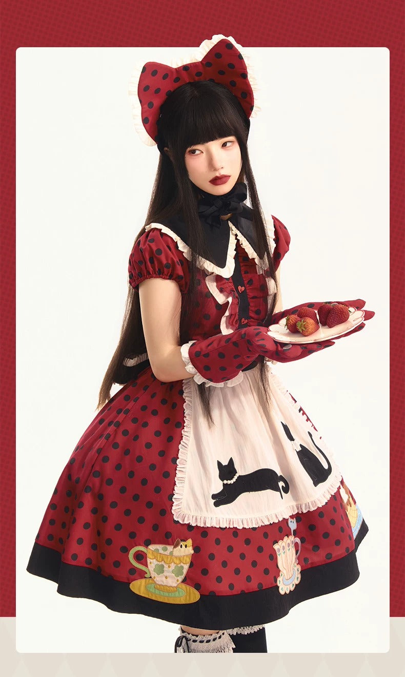 【受注予約~8/18】Teacup Kitty ワンピース・フルセット【包子猪】