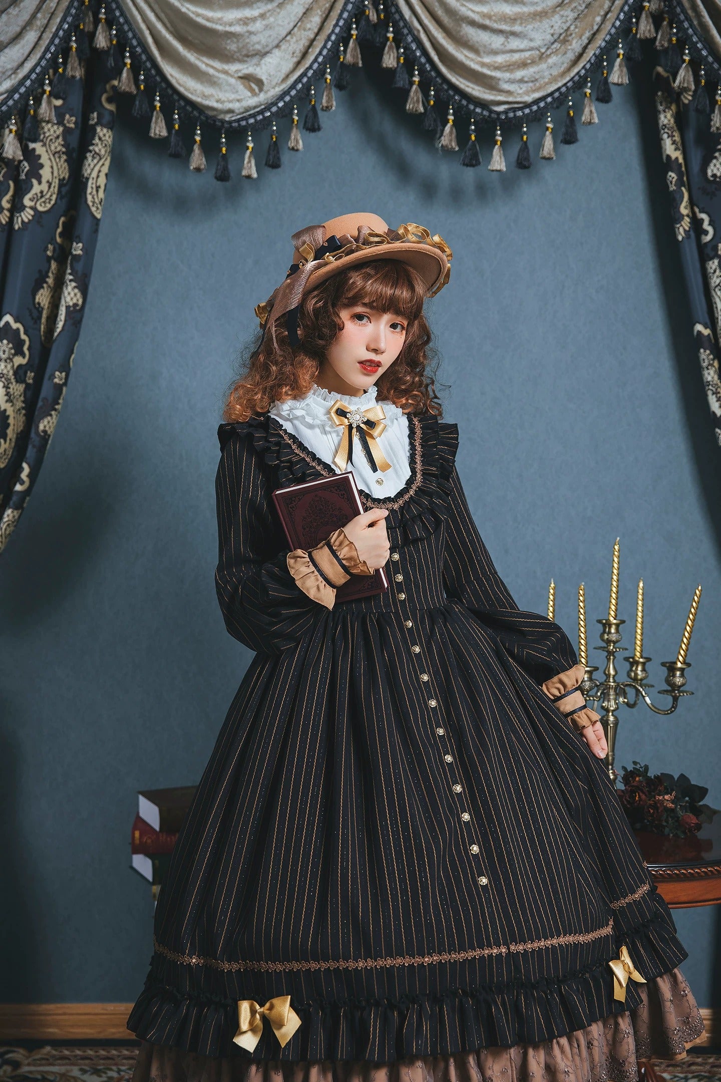 【受注予約~9/6】フィレンツェの旅人 ワンピース・ハットセット【Fantastic Wind】