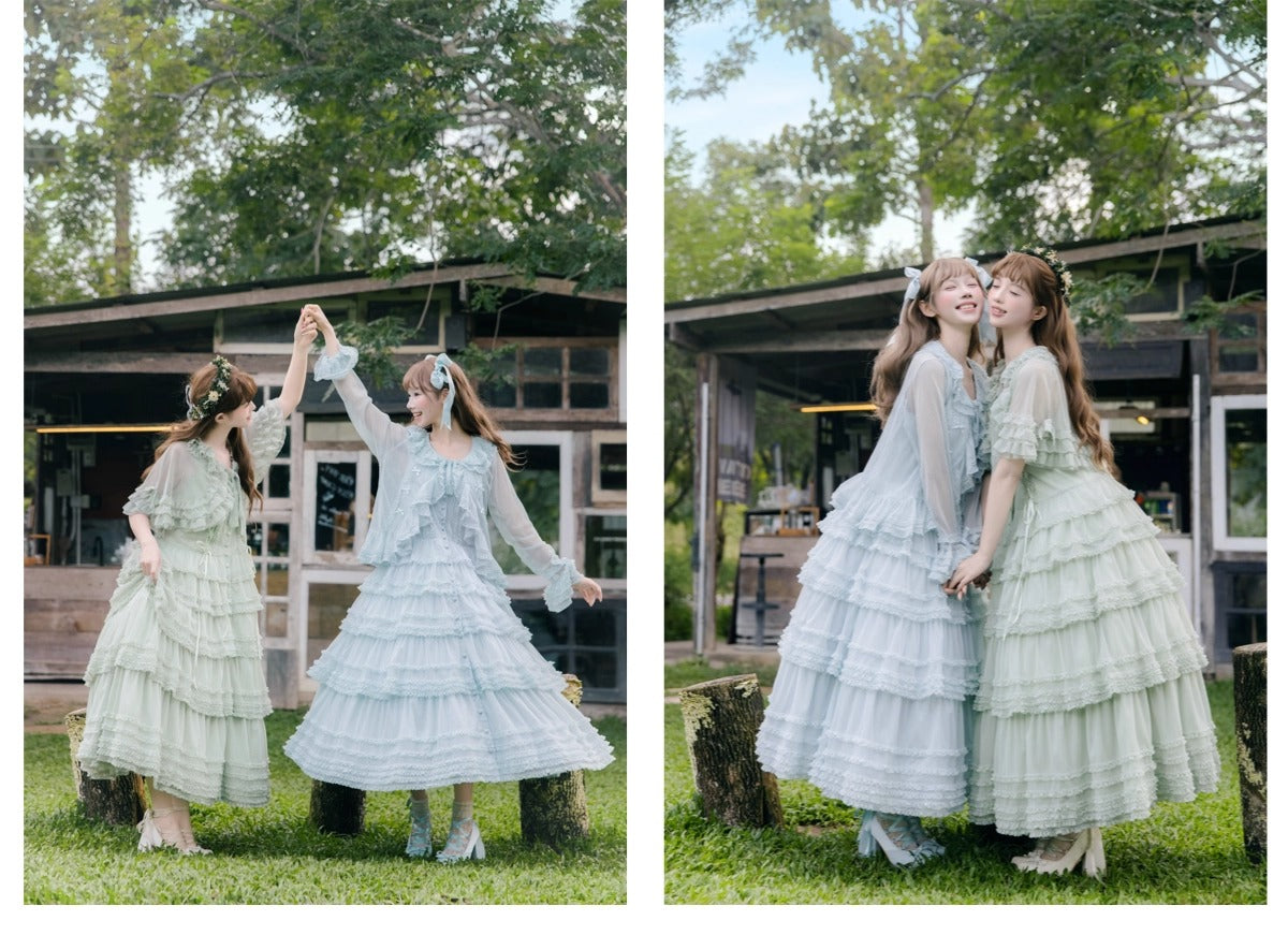 【受注予約~12/24】Lillian's Summer ジャンパースカート(タイプ2・ロング丈)【Spring Flower Language】