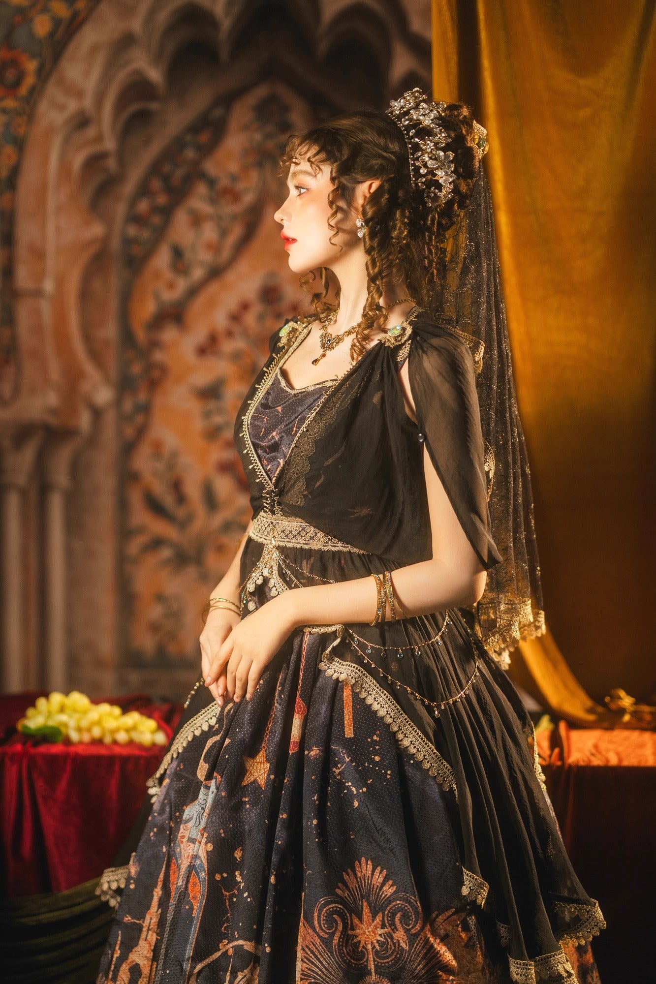 【受注予約~12/11】Stars ジャンパースカート【FaeriesDaffodil】