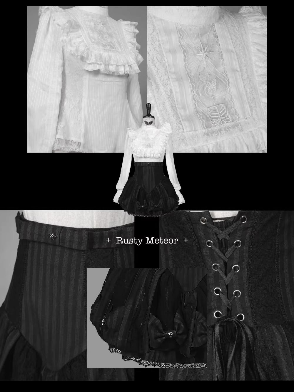 【受注予約~3/23】Embroidered Star トップス・スカート【魔女販售】