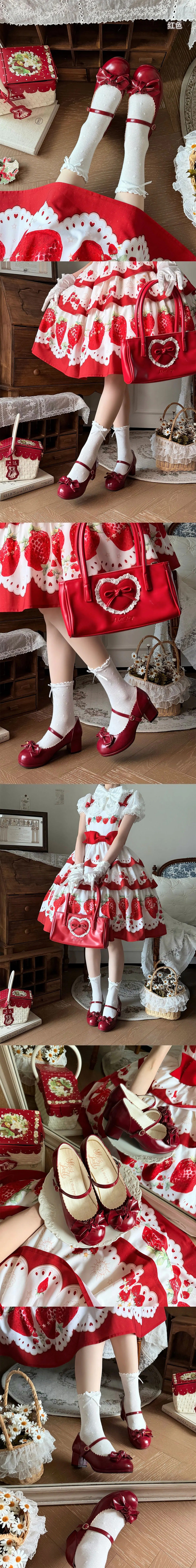 【受注予約~7/28】Gracefully Refined ストラップシューズ【Sheep Puff】
