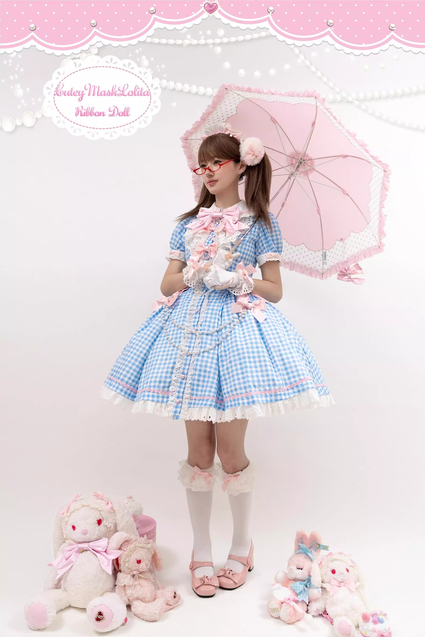 【受注予約~11/20】Ribbondoll ワンピース【Cutey Mask】