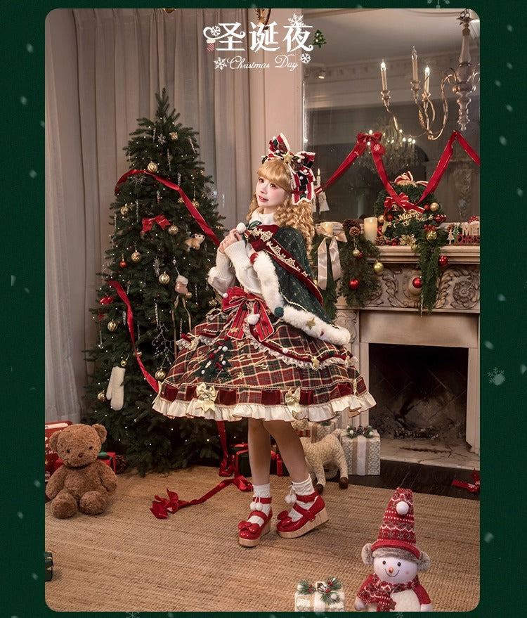 【受注予約~10/28】Christmas Eve ワンピース・ジャンパースカート【花与珍珠匣】