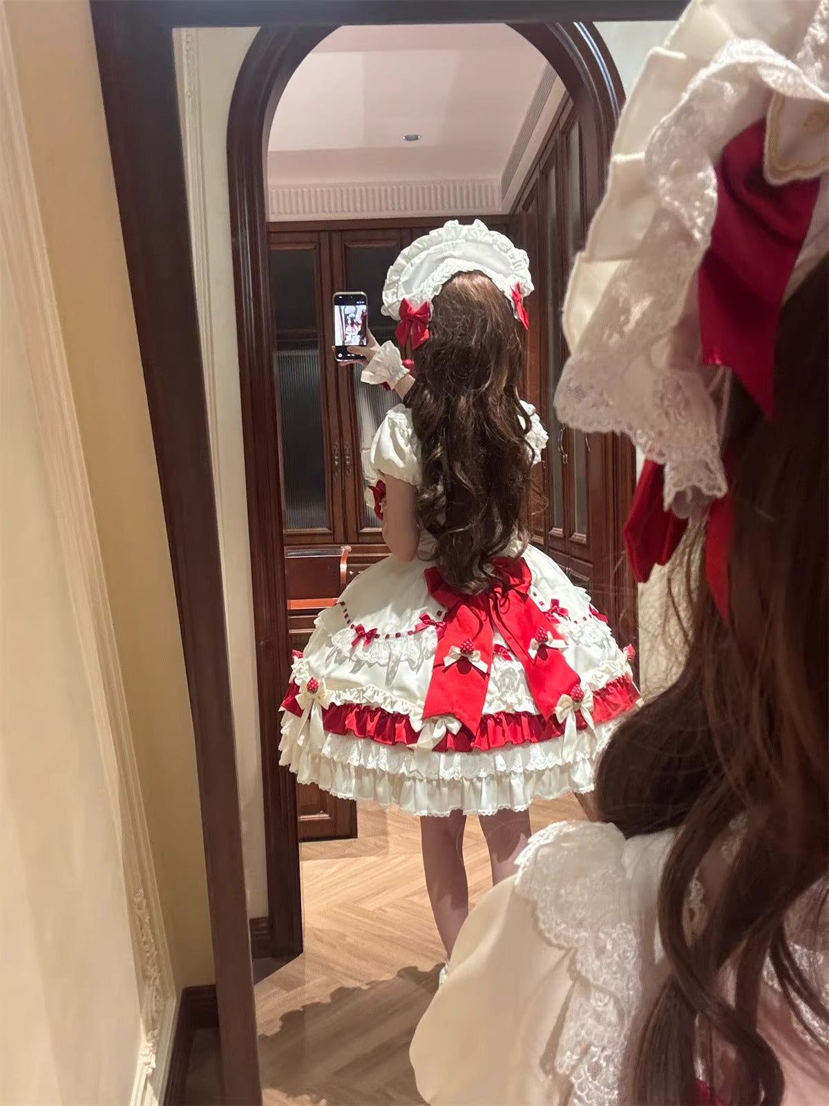 【受注予約~3/18】初雪苺 ワンピース・ジャンパースカート【Uncle's Workshop】