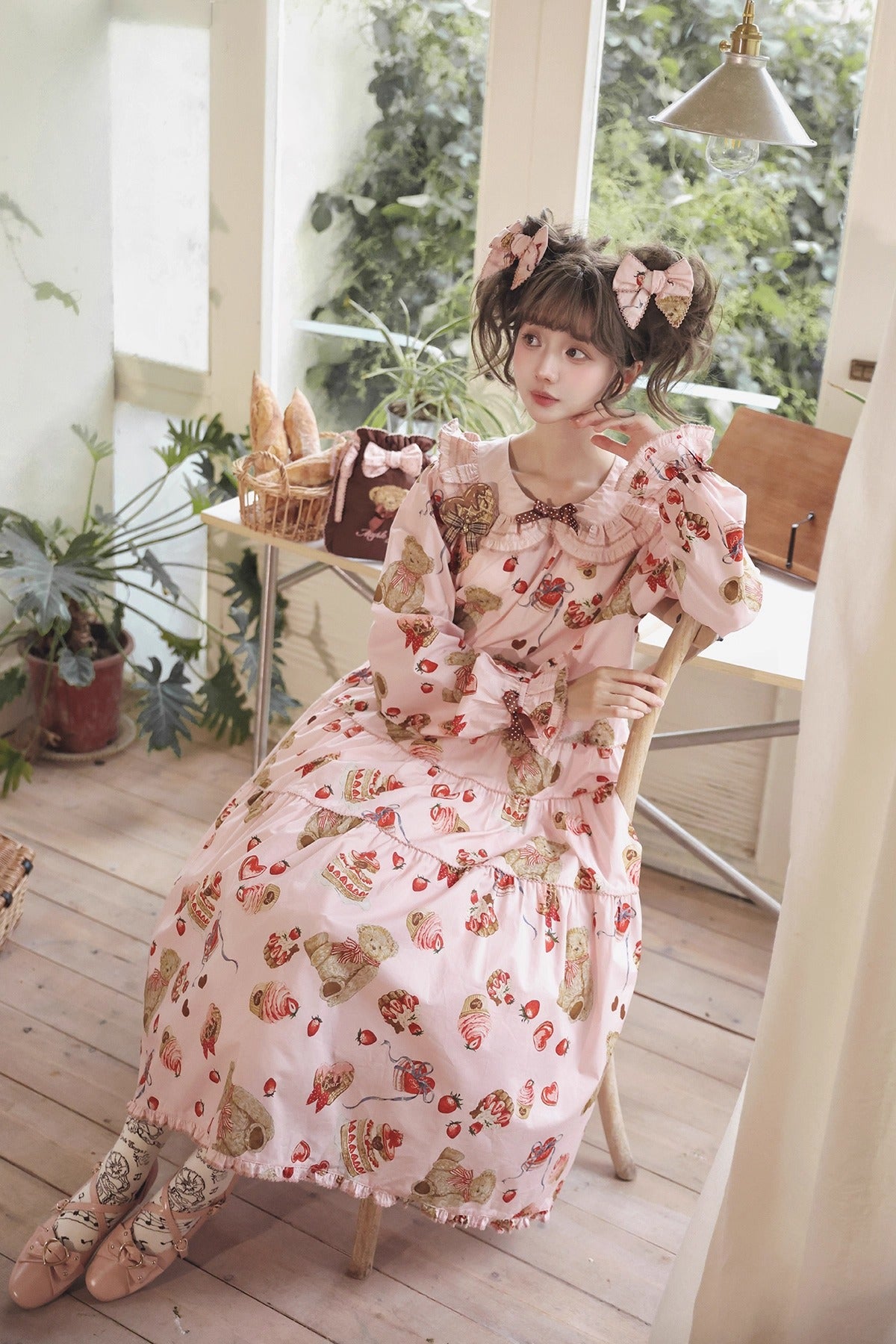 【受注予約~10/9】Chocolate Bear 2.0 ワンピース【Maple Sugar】