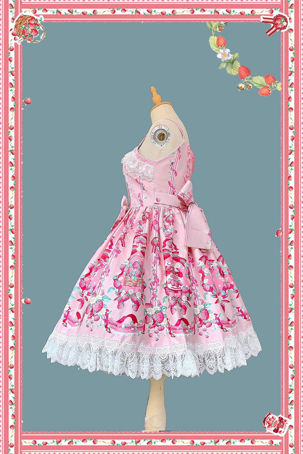 Strawberry Chef Jumper Skirt [Infanta]