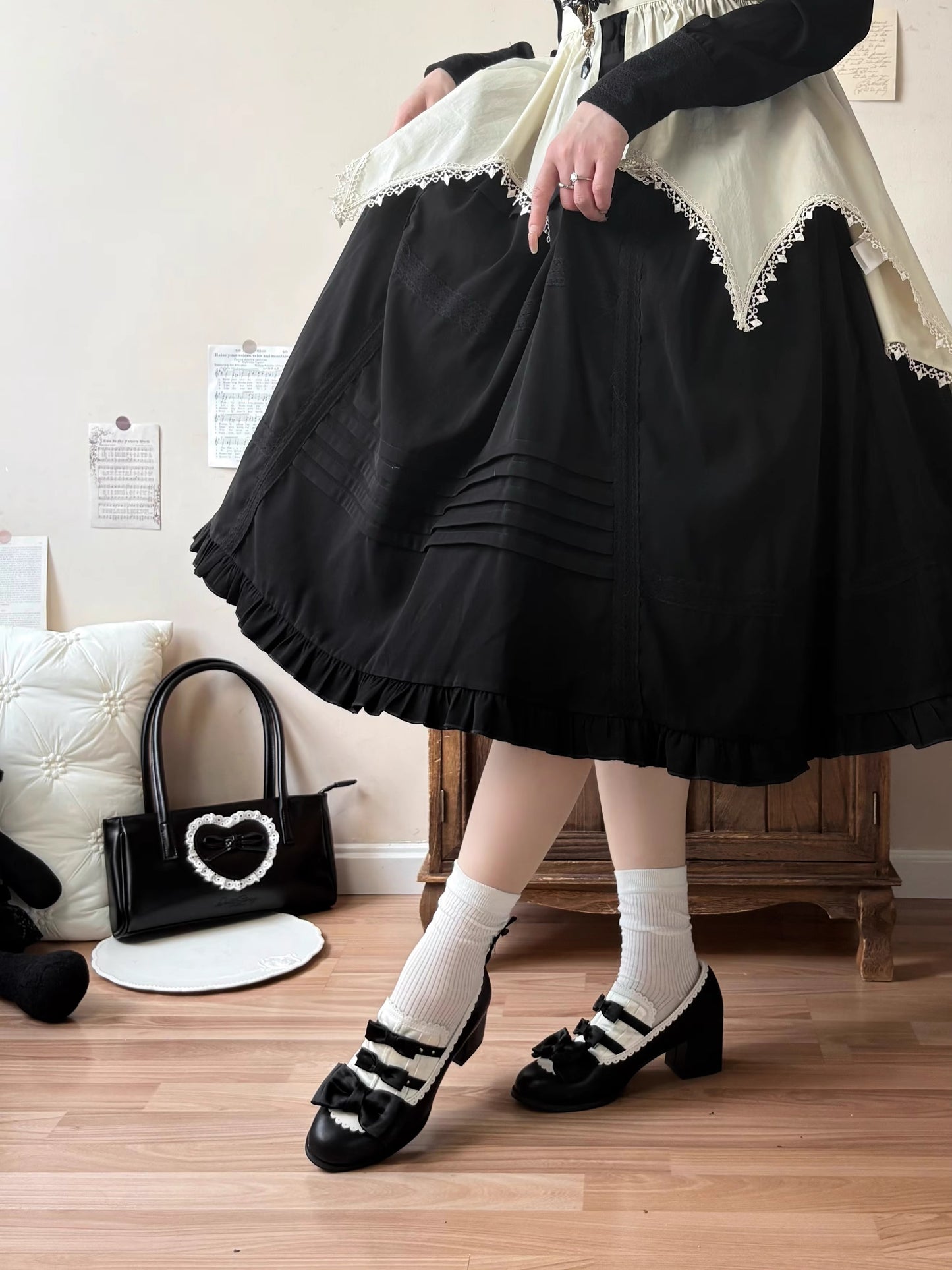 Castle Nocturne リボンシューズ【GURURU】