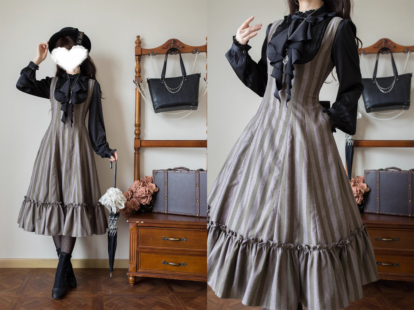 【受注予約~12/4】Black Forest ジャンパースカート【berryandwood】