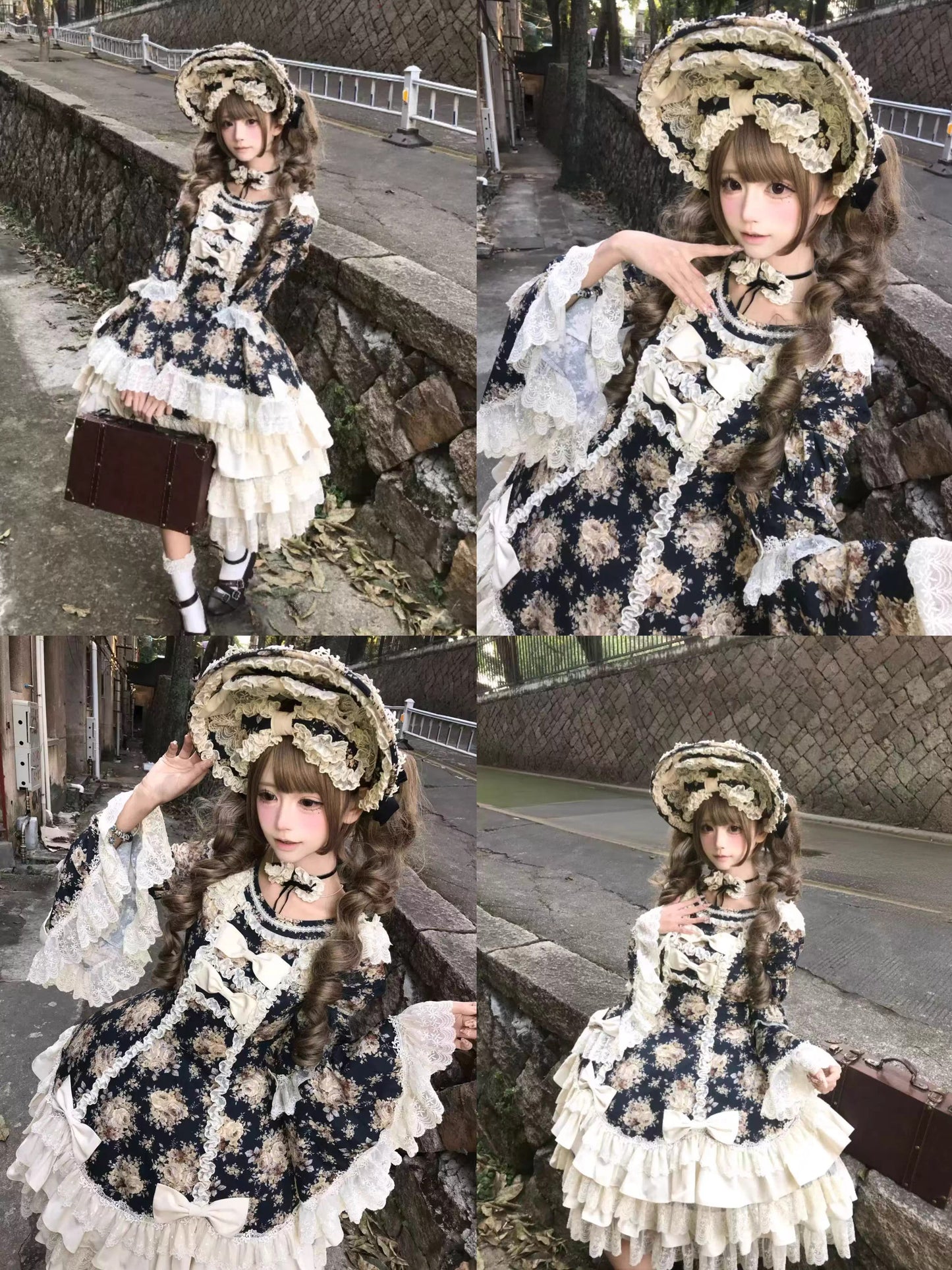 【受注予約~3/17】Diana Rose ワンピース(花柄Ver.)【NiUNiUQ7】