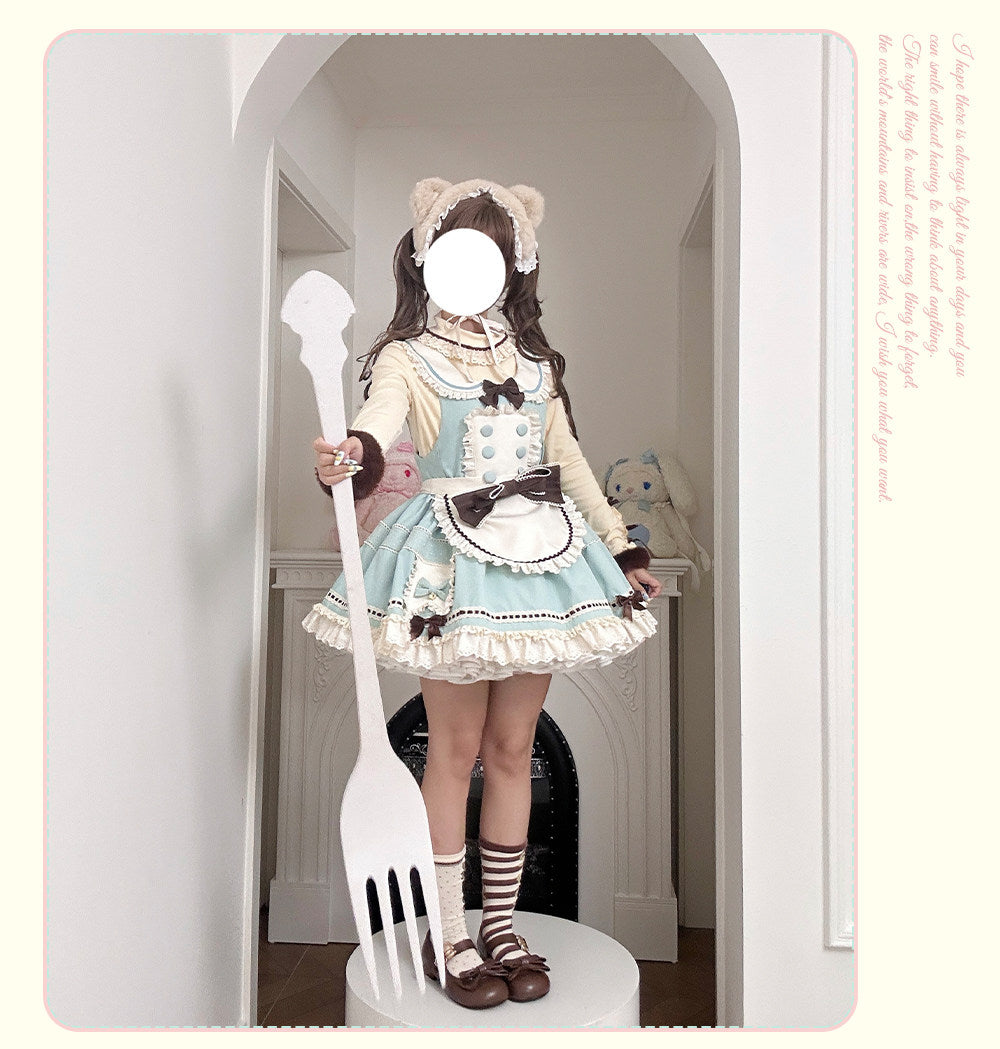 【受注予約~2/5】Sea Salt Crispy サロペット・ハットセット【momoko】