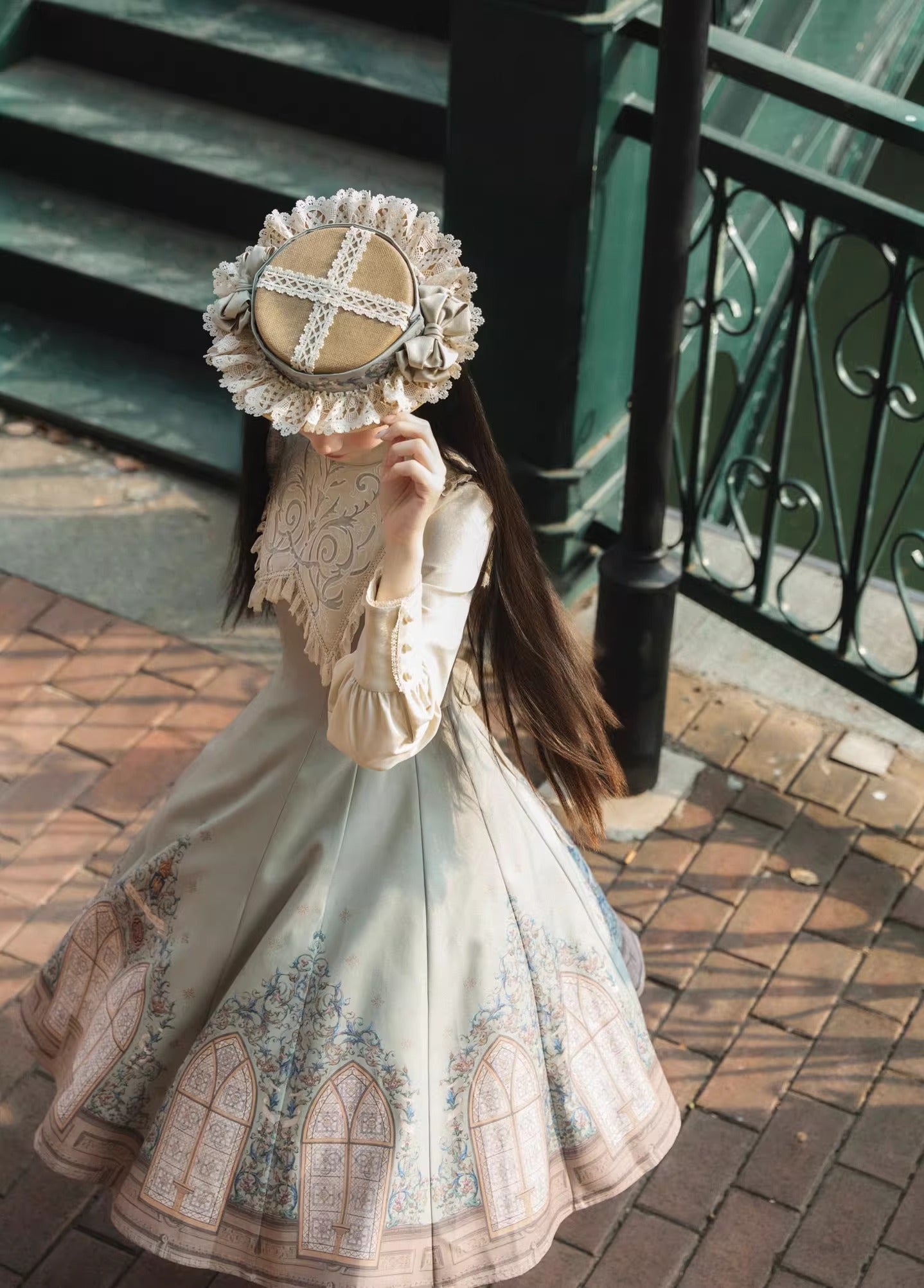 【受注予約~12/10】花窓賛歌 ワンピース【Avenue d'Enfer】