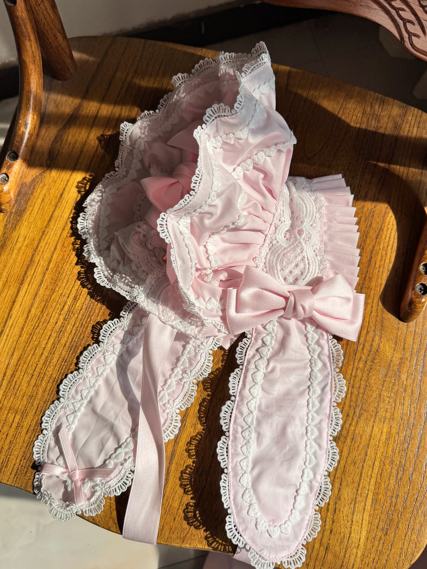 うさ耳ボンネット【妹抖手作工作屋】