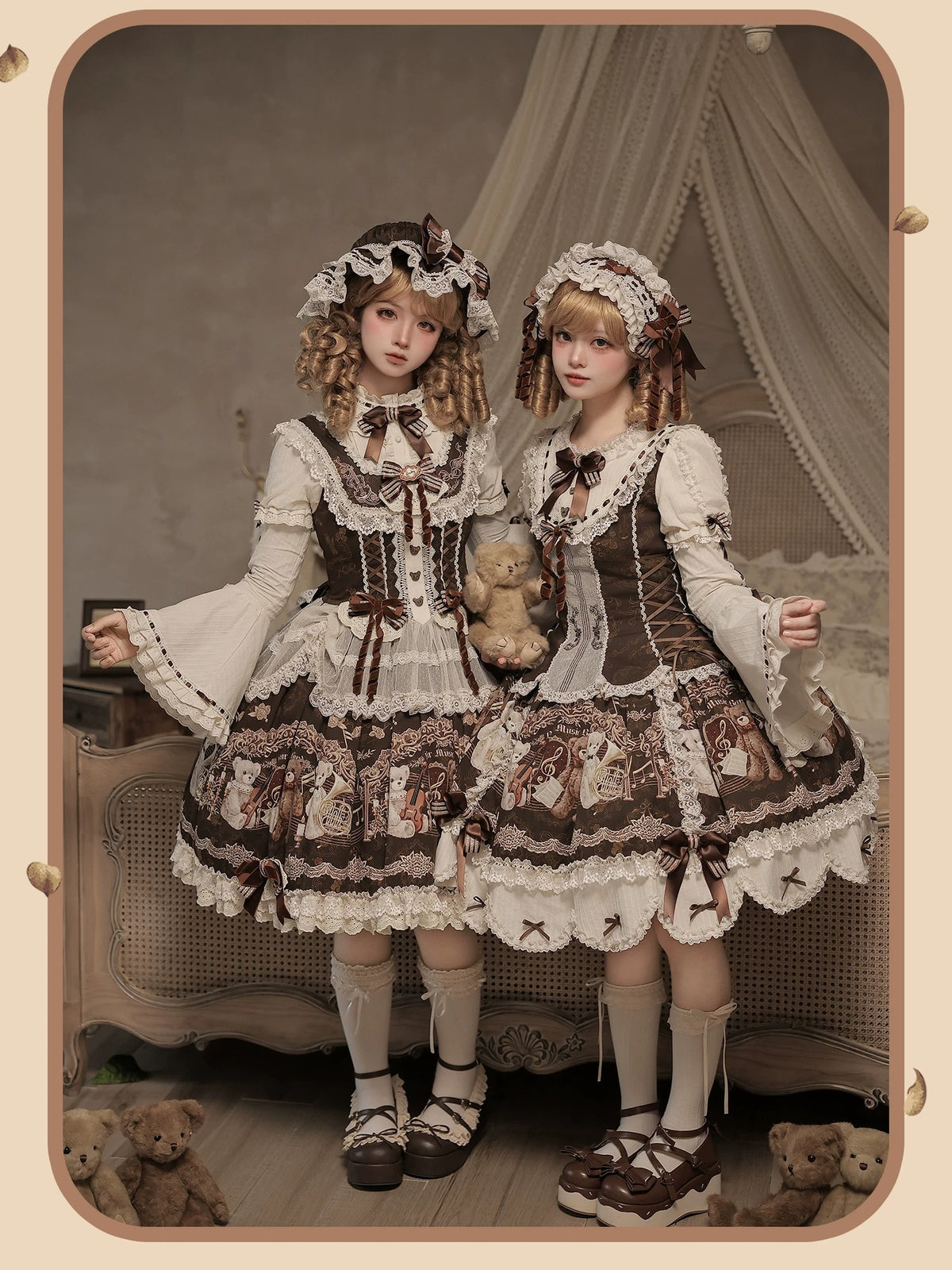 【受注予約~10/26】Teddy Bear Symphony アクセサリー【双生小熊】