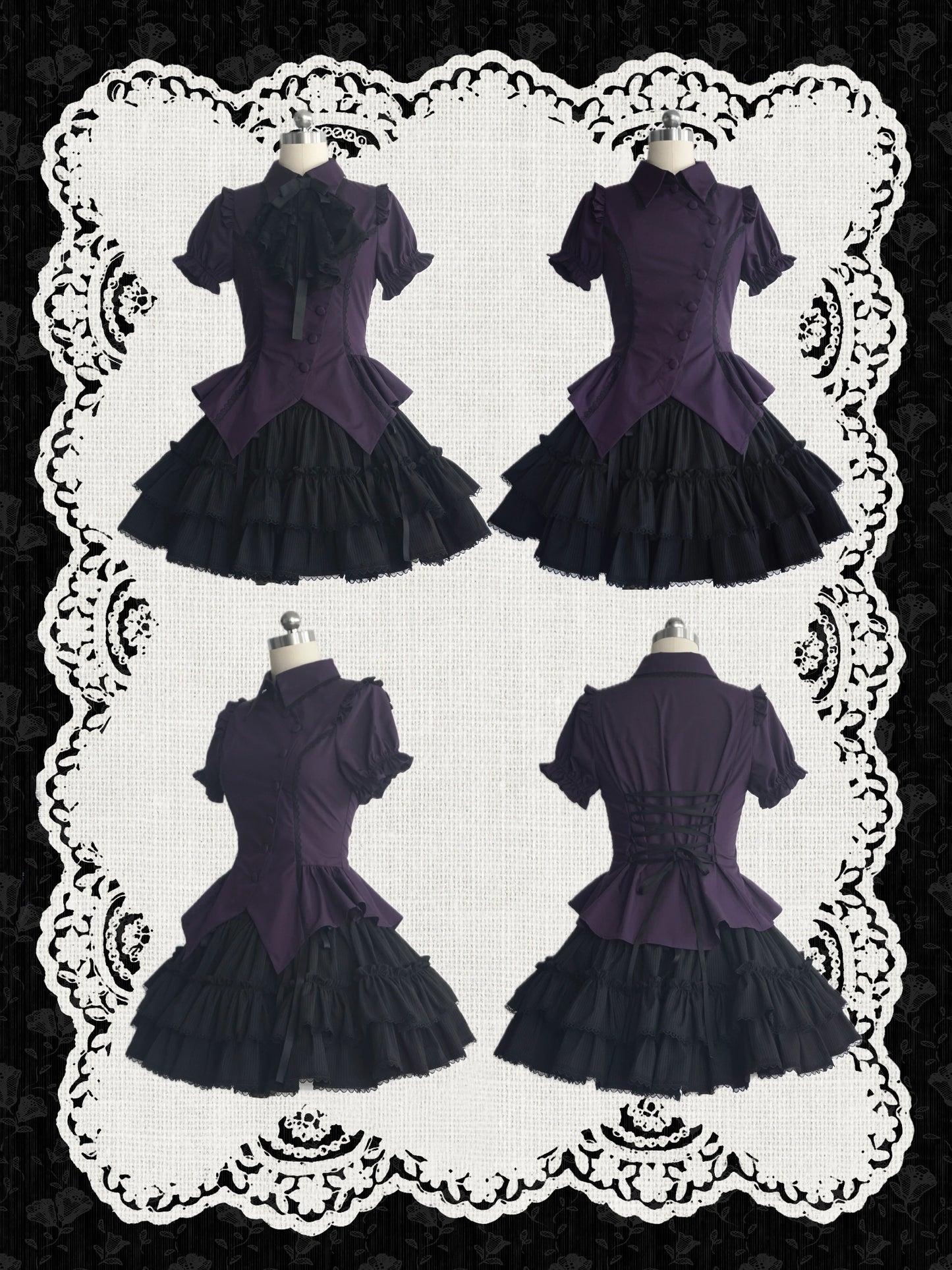 【受注予約~6/11】Layla Nocturne スカート・ドロワーズ【Evegie】