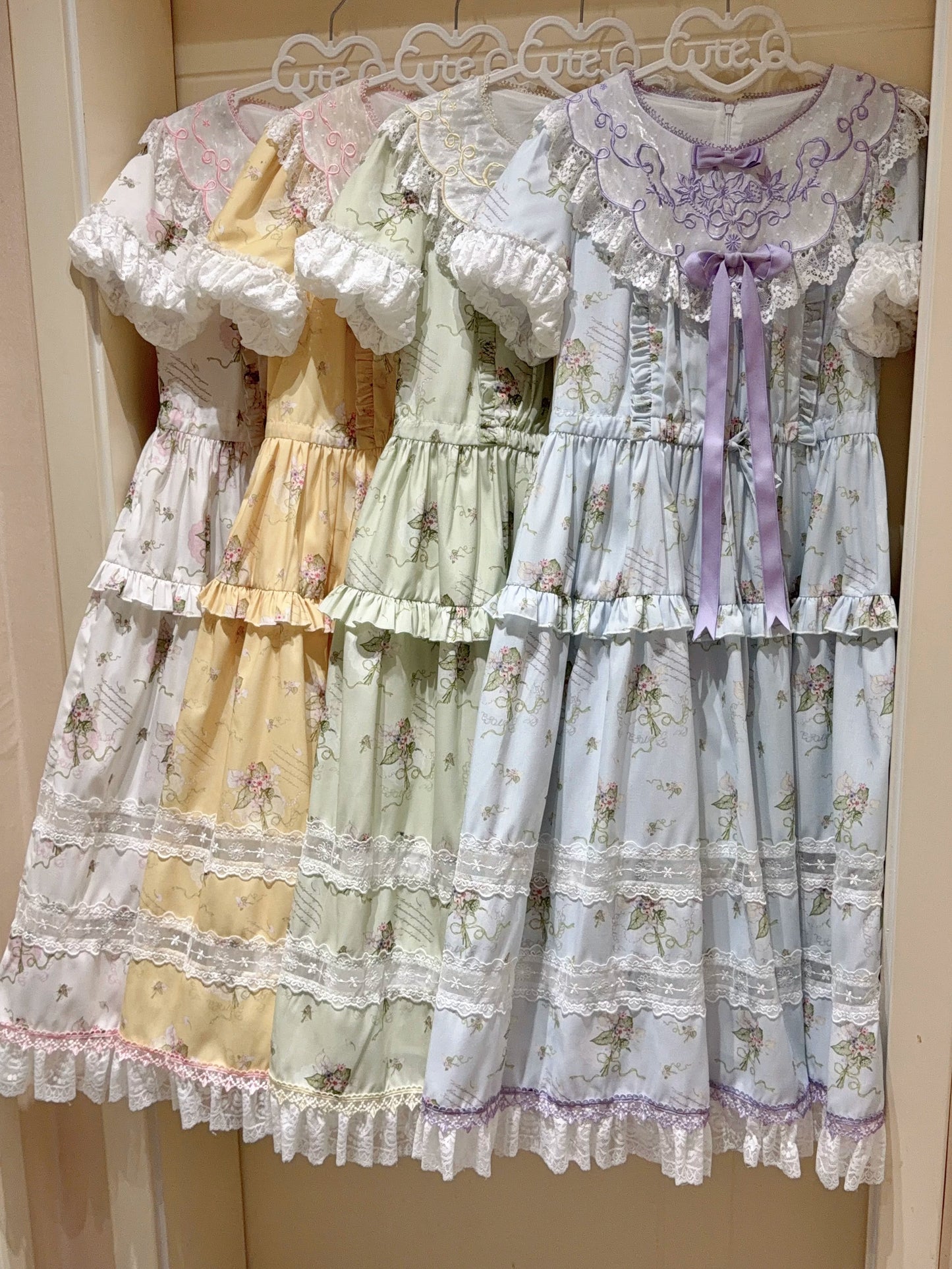 【受注予約~9/8】夏咲の花々 ワンピース【Fairy Doll】