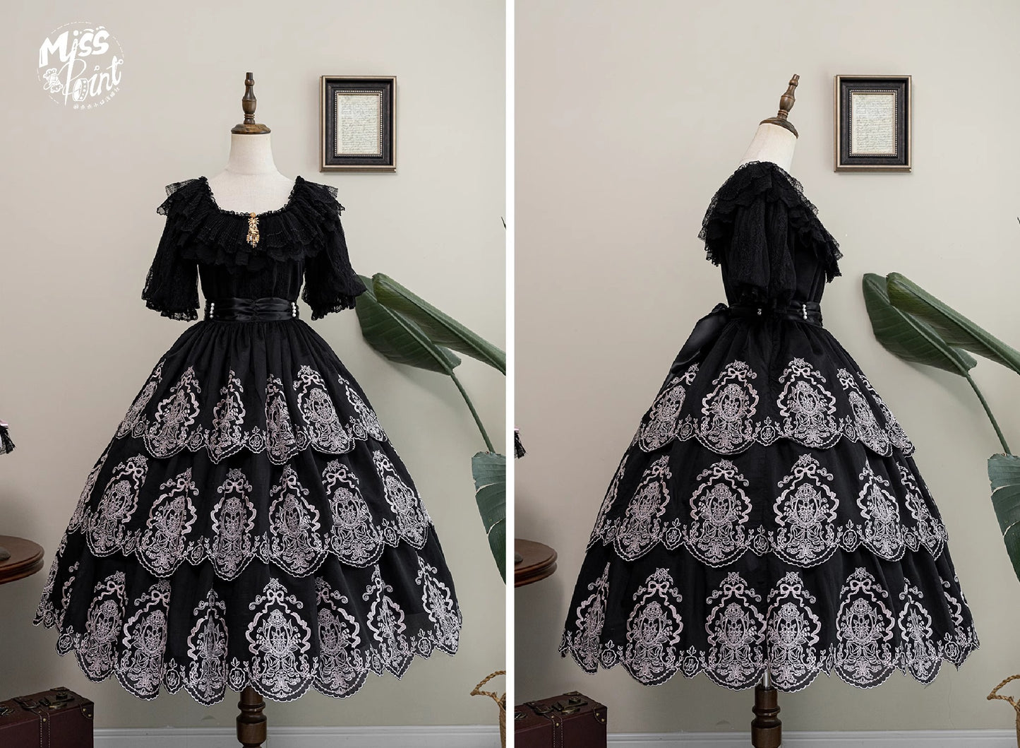 【受注予約~9/25】Point Gardens スカート【Miss Point】