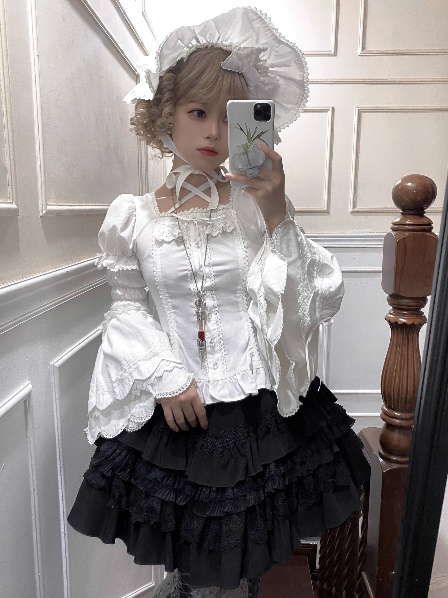 【受注予約~4/23】春日桃姫 ブラウス【Rose and Neverland】