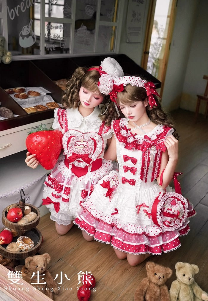 【受注予約~9/25】Eat Cake アクセサリー【双生小熊】