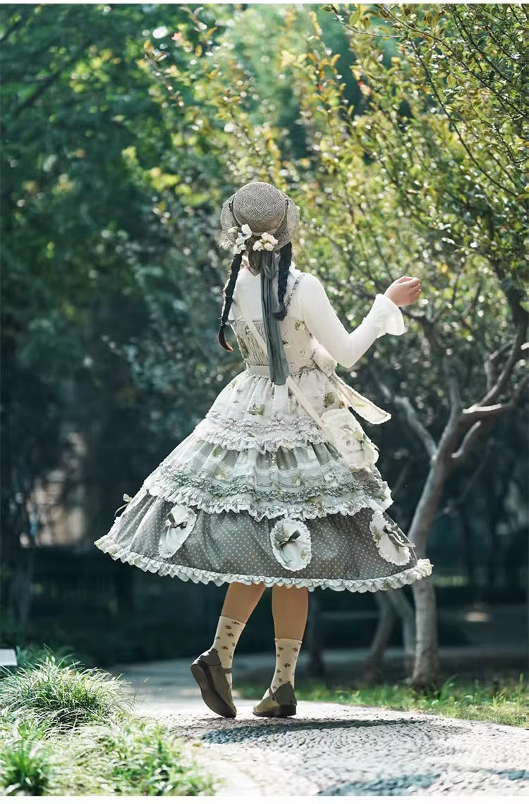 【受注予約~11/20】Pinegrass ジャンパースカート【梅子】