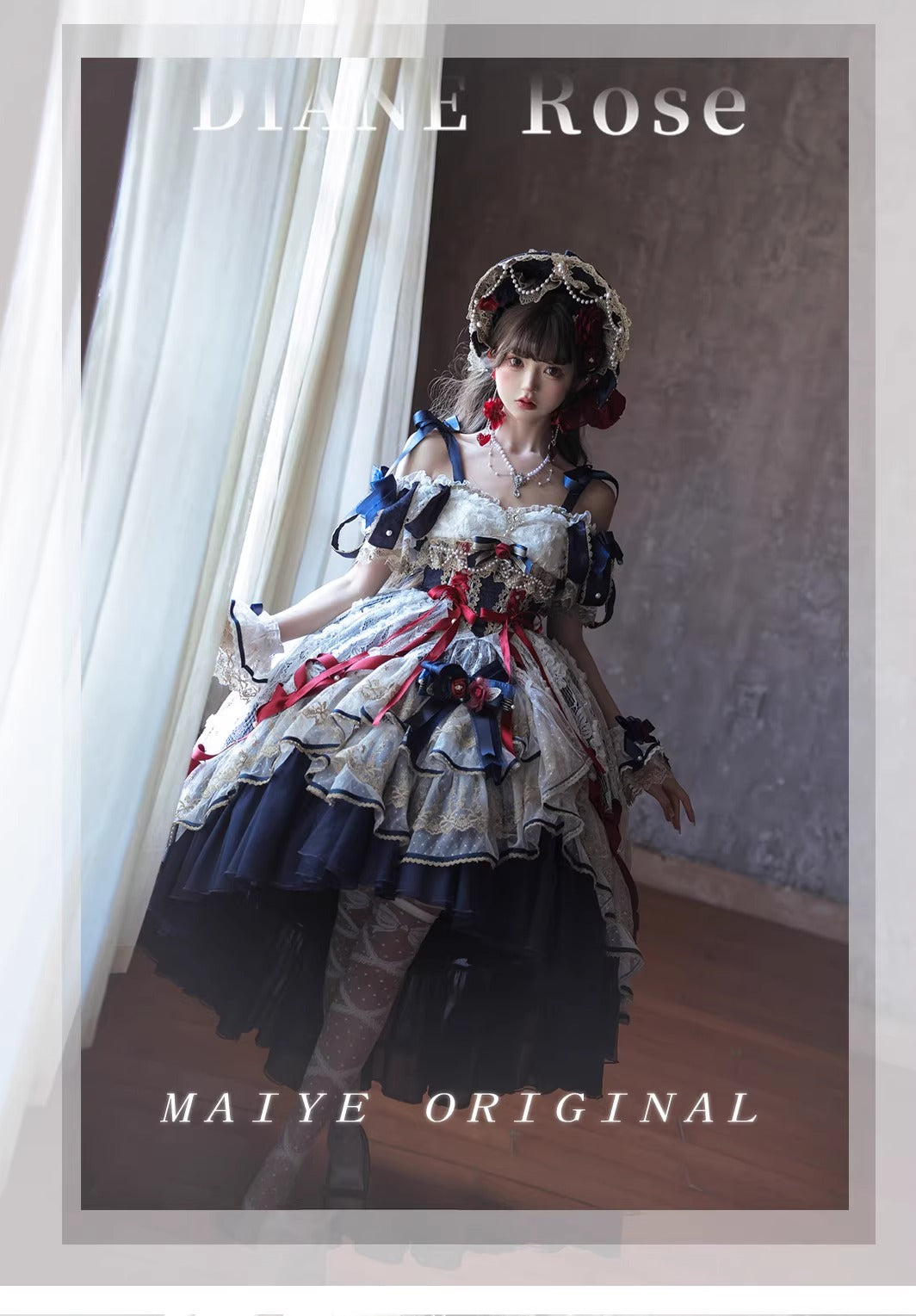 【受注予約~11/20】Diane Rose ワンピース【咩耶】