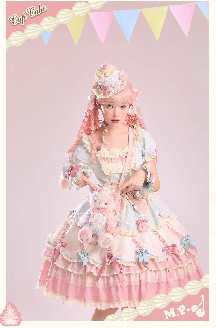 【受注予約~1/26】CupCakes ワンピース【花与珍珠匣】