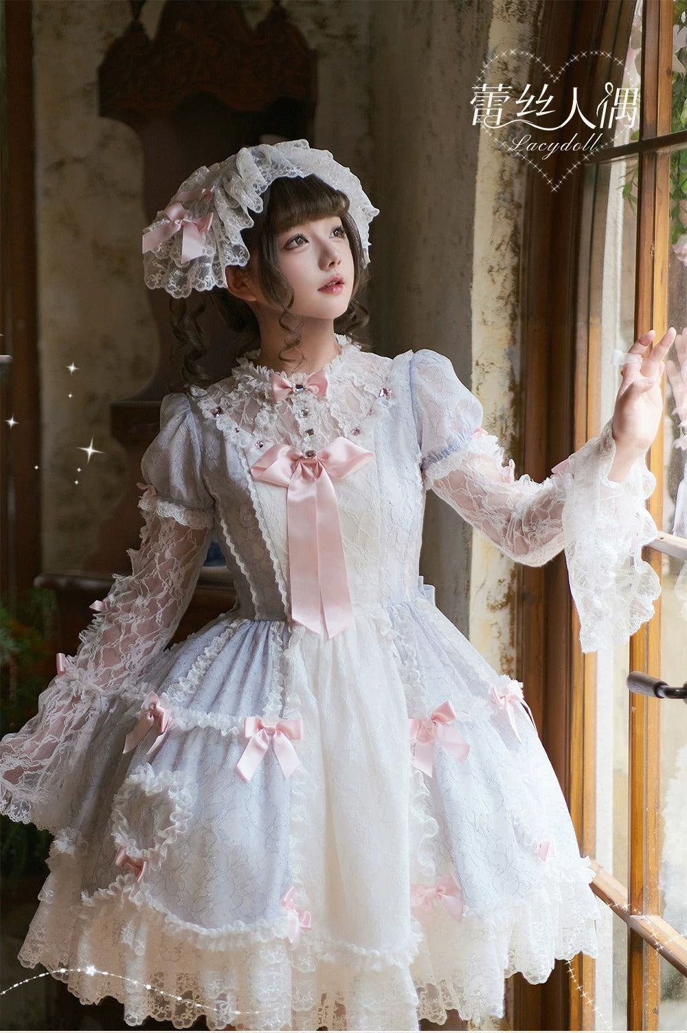 【受注予約~7/2】Lacy Doll ワンピース【MQ】