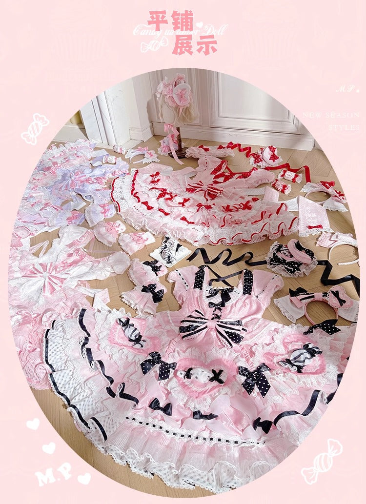 【受注予約~12/8】Candy Wrapper ワンピース【花与珍珠匣】