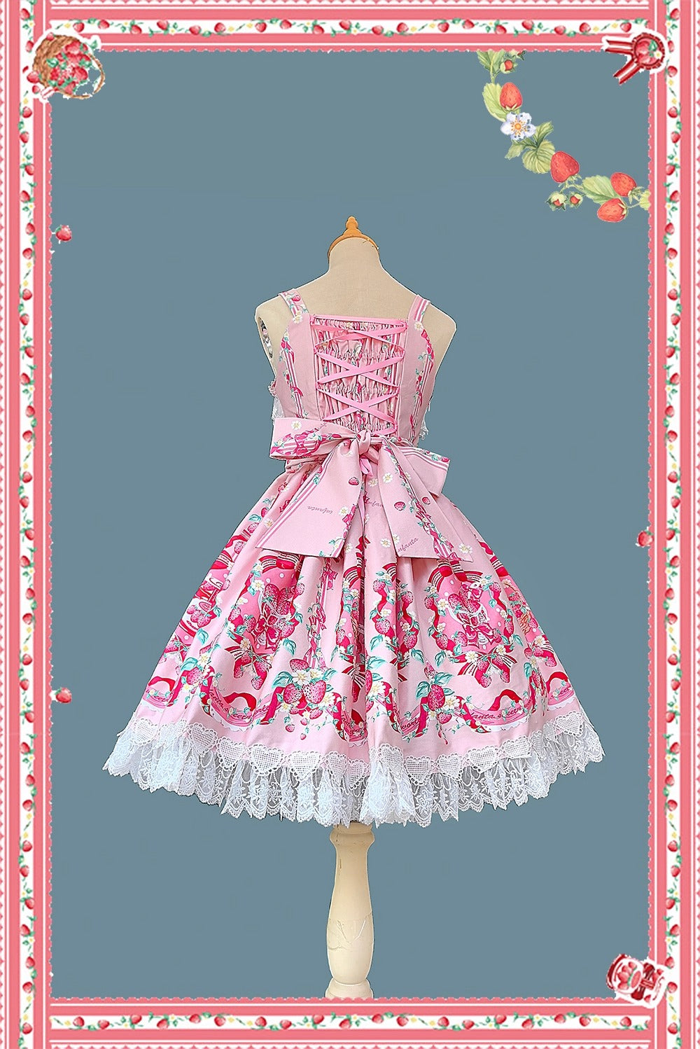 Strawberry Chef Jumper Skirt [Infanta]