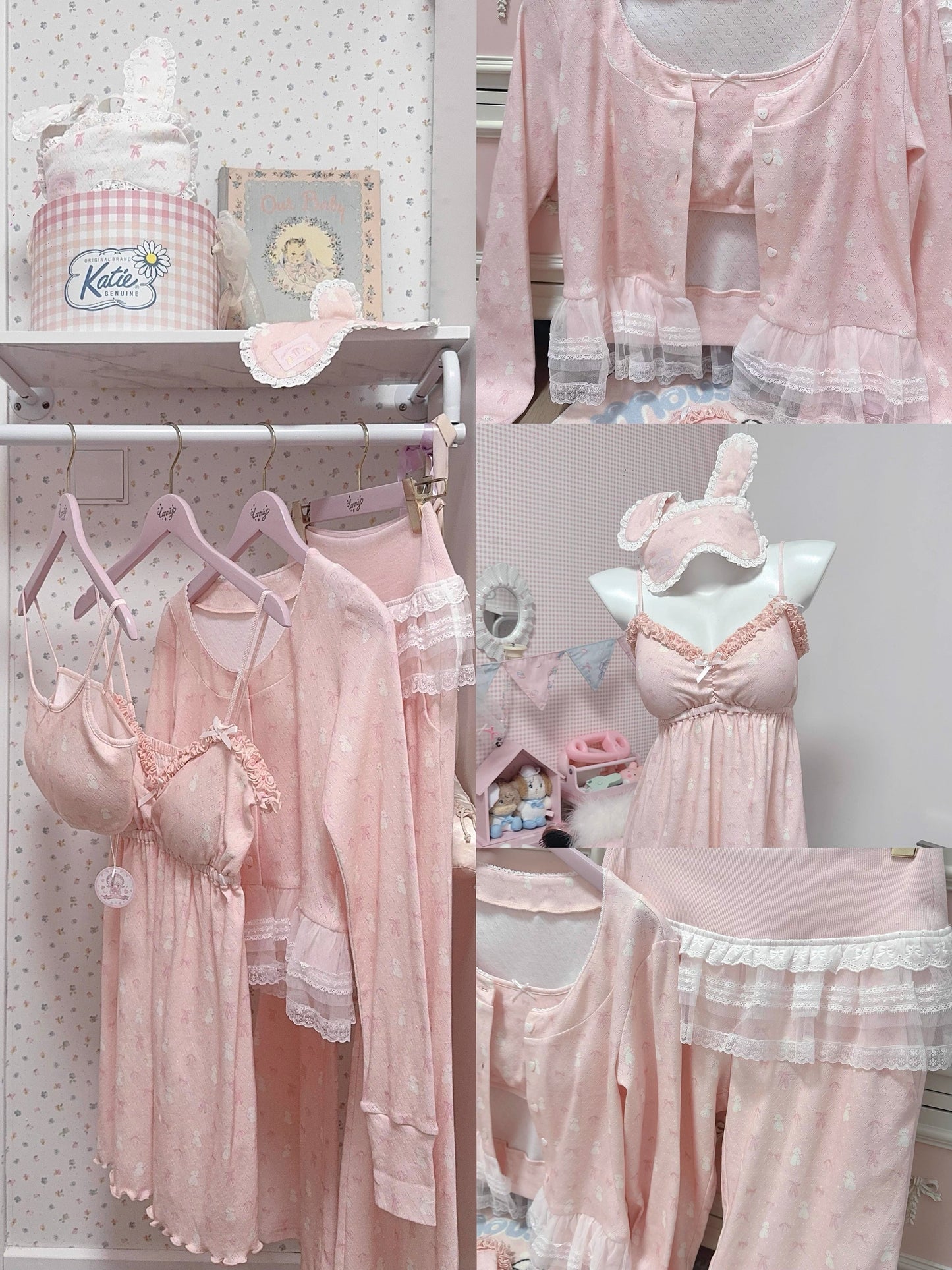 リボンナイトウェア【Sheep Puff】