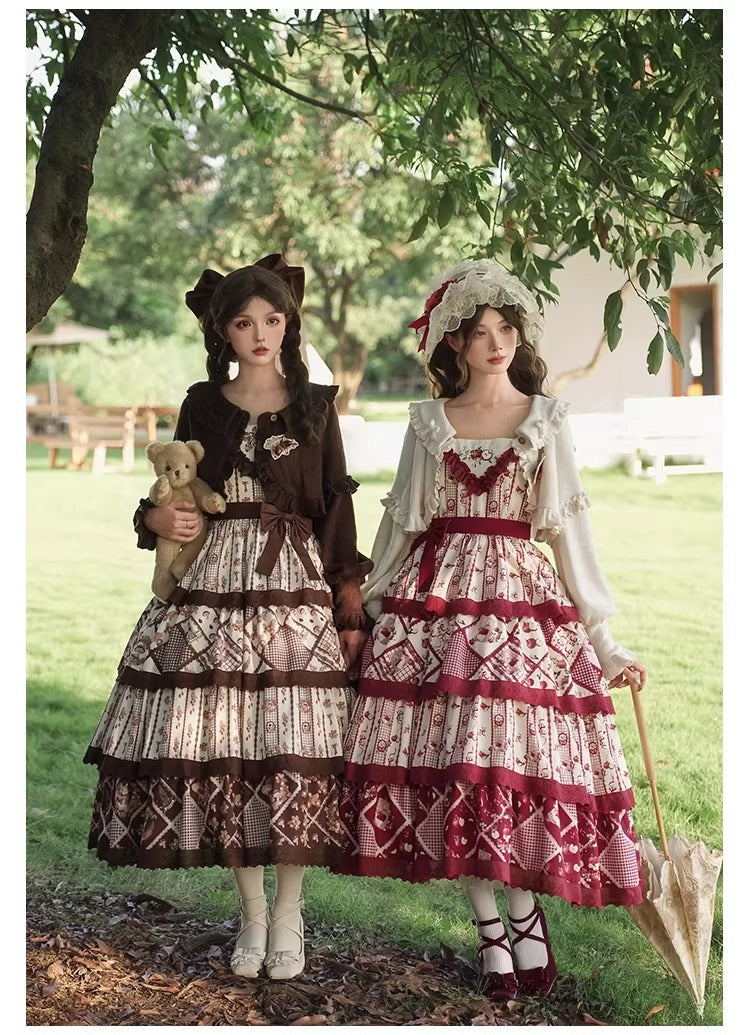 襟付きニットカーディガン【With Puji】