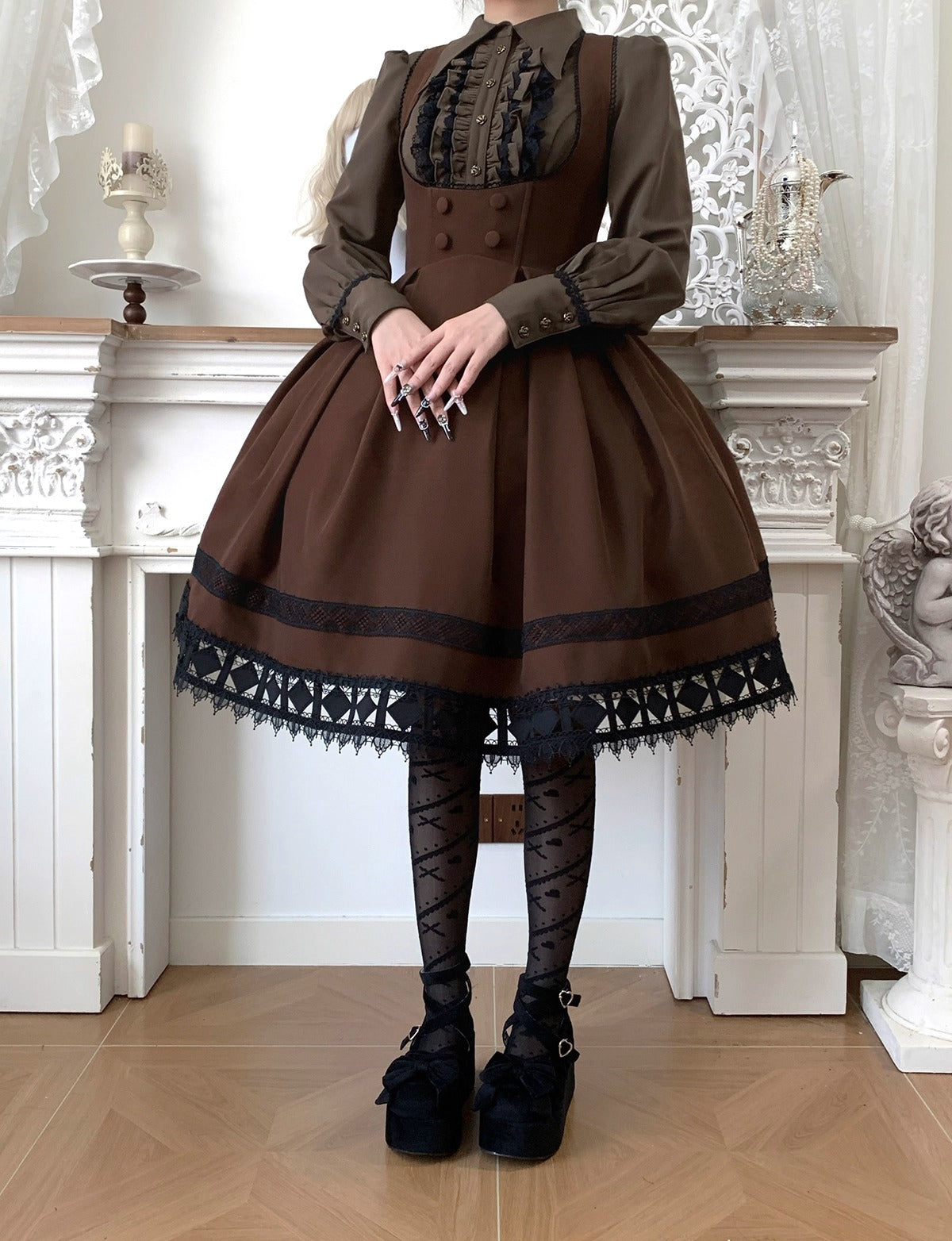 【受注予約~12/25】小夜曲 ジャンパースカート【Little Dipper】